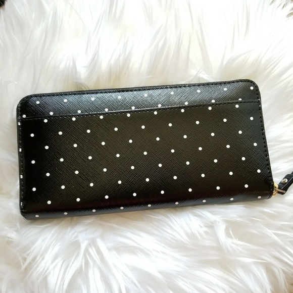 Kate Spade Brooks Drive Polka Dot Lacey Wallet - Picture 2 of 6